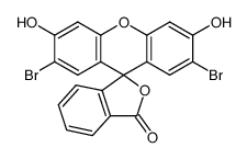 Spiro[isobenzofuran-1(3H),9'-[9H]xanthen]-3-one,2',7'-dibromo-3',6'-dihydroxy-结构式