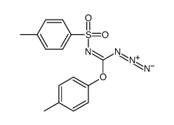 (4-methylphenyl) N-diazo-N'-(4-methylphenyl)sulfonylcarbamimidate Structure