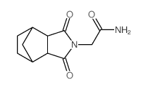 2-(1,3-dioxo-octahydro-4,7-methano-isoindol-2-yl)-acetamide结构式