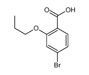 4-Bromo-2-propoxybenzoic acid structure