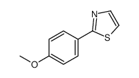 2-(4-methoxyphenyl)-1,3-thiazole结构式