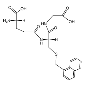 S-(1-menaphthyl)glutathione结构式
