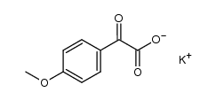 potassium 2-(4-methoxyphenyl)-2-oxoacetate结构式