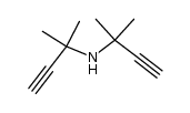 α,α,α',α'-tetramethyldipropargylamine Structure