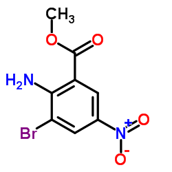Methyl 2-amino-3-bromo-5-nitrobenzoate Structure