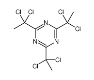 2,4,6-tris(1,1-dichloroethyl)-1,3,5-triazine结构式