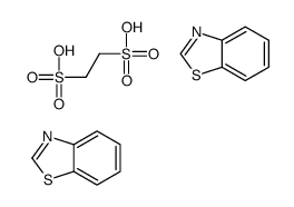 1,3-benzothiazole,ethane-1,2-disulfonic acid Structure