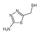 1,3,4-Thiadiazole,2-amino-5-(mercaptomethyl)- (8CI) Structure
