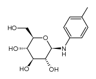 N-p-tolyl-β-D-glucopyranosylamine结构式