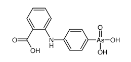 2-(4-arsonoanilino)benzoic acid结构式