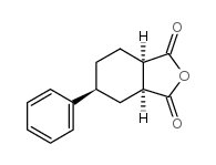 4-trans-Phenylcyclohexane-(1R,2-cis)-dicarboxylic anhydride Structure