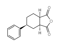 4-trans-Phenylcyclohexane-(1R,2-cis)-dicarboxylic anhydride structure