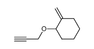 Cyclohexane, 1-methylene-2-(2-propynyloxy)- (9CI) Structure