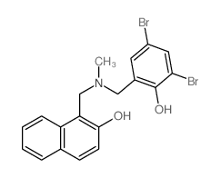 1-(((3,5-dibromo-2-hydroxybenzyl)(methyl)amino)methyl)-2-naphthol picture