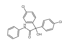 4,4'-dichloro-benzilic acid anilide结构式