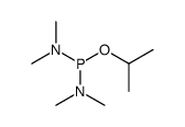 N-[dimethylamino(propan-2-yloxy)phosphanyl]-N-methylmethanamine结构式