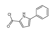 1H-Pyrrole-2-carbonyl chloride, 5-phenyl- (9CI) Structure