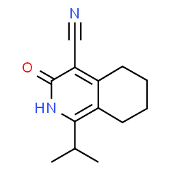 1-isopropyl-3-oxo-2,3,5,6,7,8-hexahydroisoquinoline-4-carbonitrile structure