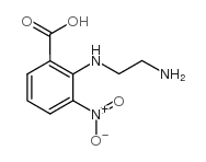 2[(2-氨基乙基)氨基]-3-硝基苯甲酸结构式