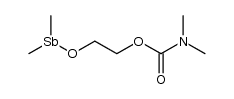 2-((dimethylstibino)oxy)ethyl dimethylcarbamate结构式