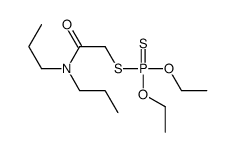 2-diethoxyphosphinothioylsulfanyl-N,N-dipropyl-acetamide Structure