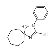 2-phenyl-1,2,4-triazaspiro[4.6]undecane-3-thione structure