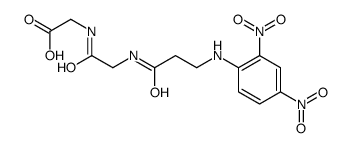 dinitrophenyl-beta-alanyl-glycyl-glycine structure