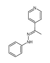 Methyl 4-pyridyl ketone phenylhydrazone结构式