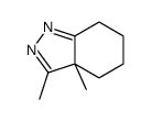 3,3a-dimethyl-4,5,6,7-tetrahydroindazole结构式