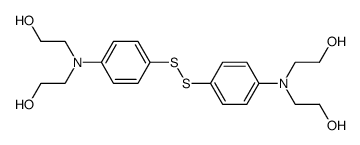 bis-{4-[bis-(2-hydroxy-ethyl)-amino]-phenyl}-disulfide结构式