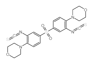 4-[2-isothiocyanato-4-(3-isothiocyanato-4-morpholin-4-yl-phenyl)sulfonyl-phenyl]morpholine picture