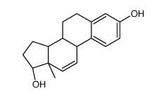 (8S,9S,13S,14S,17R)-13-methyl-6,7,8,9,14,15,16,17-octahydrocyclopenta[a]phenanthrene-3,17-diol结构式