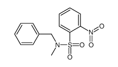 N-benzyl-N-methyl-2-nitrobenzenesulfonamide Structure