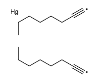 bis(oct-1-ynyl)mercury Structure