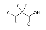 3-Chloro-2,2,3-trifluoropropionicacid structure