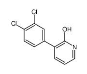 3-(3,4-dichlorophenyl)-1H-pyridin-2-one结构式
