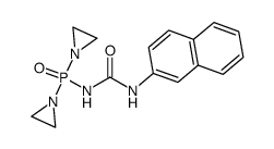 1-(bis-aziridin-1-yl-phosphinoyl)-3-naphthalen-2-yl-urea结构式