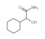 Cyclohexaneacetamide, a-hydroxy-结构式
