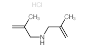 2-Propen-1-amine,2-methyl-N-(2-methyl-2-propen-1-yl)-, hydrochloride (1:1) Structure