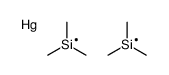 mercury,trimethylsilicon Structure