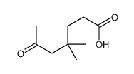 4,4-DIMETHYL-6-OXOHEPTANOICACID structure