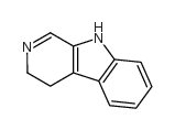 4,9-二氢-3H-吡啶并(3,4-B)吲哚结构式