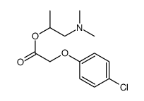 1-(dimethylamino)propan-2-yl 2-(4-chlorophenoxy)acetate结构式