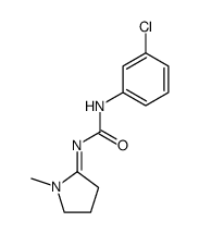 1-(3-chloro-phenyl)-3-(1-methyl-pyrrolidin-2-ylidene)-urea结构式