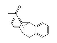 1-(10,11-dihydro-5H-5,10-epiminodibenzo[a,d][7]annulen-12-yl)ethan-1-one结构式