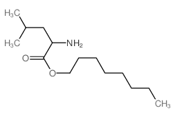 octyl 2-amino-4-methyl-pentanoate Structure