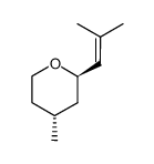 (-)-trans-Rose oxide Structure