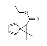 ethyl 2,2-dimethylspiro[2.4]hepta-4,6-diene-1-carboxylate结构式