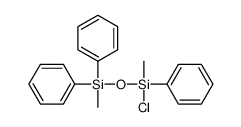 chloro-methyl-[methyl(diphenyl)silyl]oxy-phenylsilane Structure