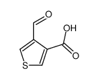 4-formylthiophene-3-carboxylic acid结构式